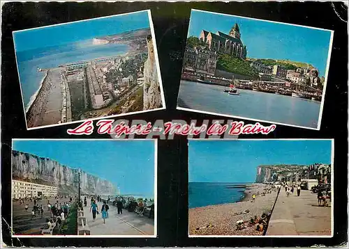 Cartes postales moderne Mers les Bains La Plage le Port les Falaise