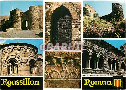 Cartes postales moderne Roussillon Roman
