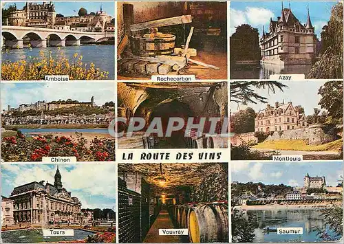 Cartes postales moderne Le Val de Loire La Route des Vins