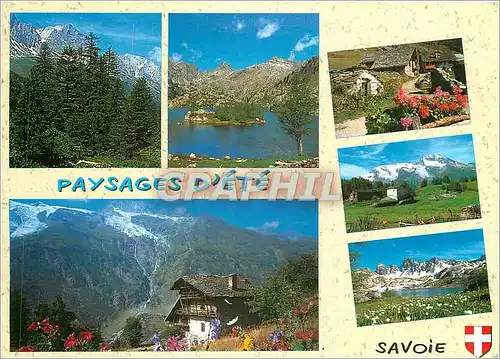 Moderne Karte Paysages d'Ete Savoie