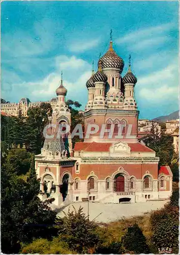 Cartes postales moderne Reflets de la Cote d'Azur Nice (A Mmes) L'Eglise Russe