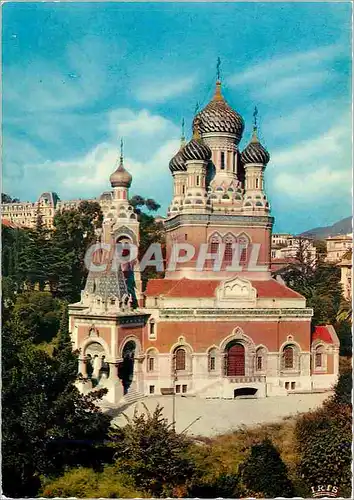 Moderne Karte Reflets de la Cote d'Azur Nice (A Mmes) L'Eglise Russe