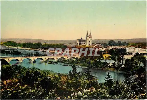 Cartes postales moderne Tours (I et V) Vue generale sur la Loire et la Ville