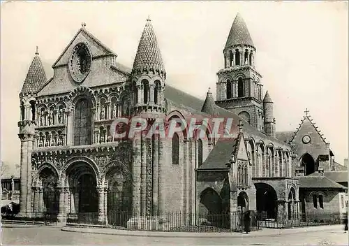 Cartes postales moderne Poitiers (Vienne) Eglise Notre Dame La Grande Facade Ouest et sud (XI XII et XVe  s)