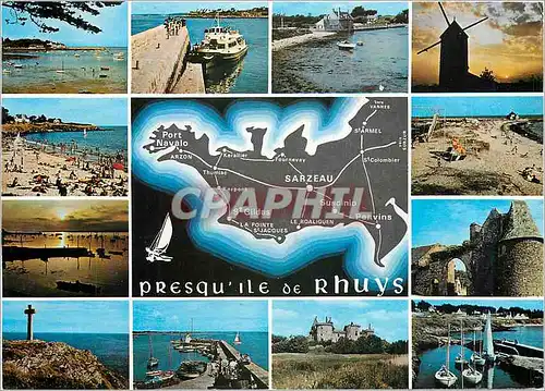 Cartes postales moderne La Bretagne Pittoresque de la Mer et des Bois Le Presqu'ile de Rhuys en bordure du Golfe