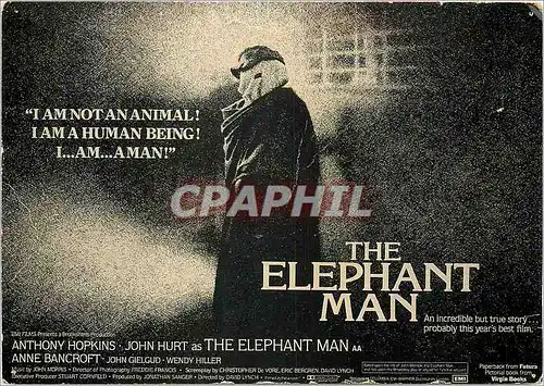 Moderne Karte The Elephant Man Anthony Hopkins John Hurt