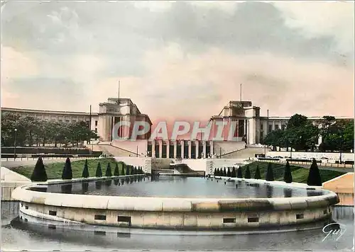 Cartes postales moderne Paris et ses merveilles le palais de Chaillot (Azema Balleau et Carlu) vu des jardins