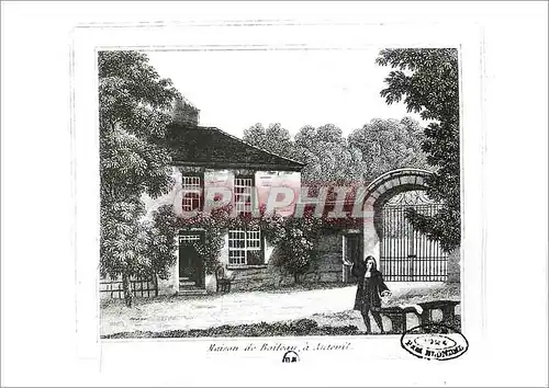 Cartes postales moderne Les Villages d'Auteuil et de Passy Maison de Boileau