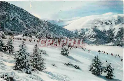 Moderne Karte Pirineos Orientales La MOlina (Alta Cerdafia) la pista larga