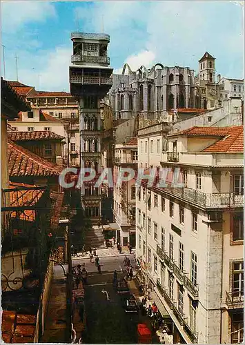 Cartes postales moderne Lisboa Portugal L'ascenceur de St Junta