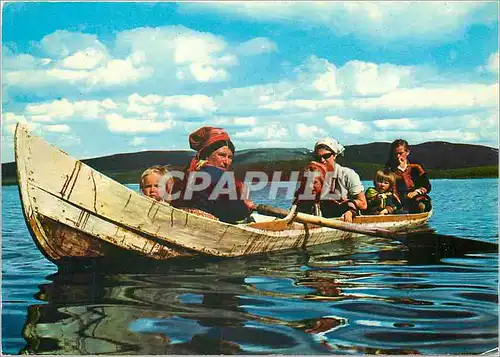 Cartes postales moderne Norway on the lake Relauvunn in summer sun