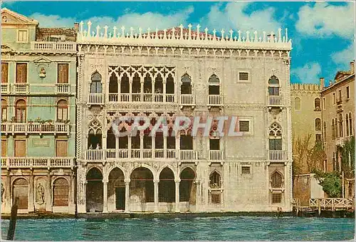 Moderne Karte Venise Ca D'Oro