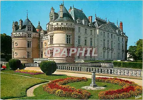 Moderne Karte Les Merveilles de la Vallee du Loir Le Lude (Sarthe) Le chateau a gauche la facade Francois Ier