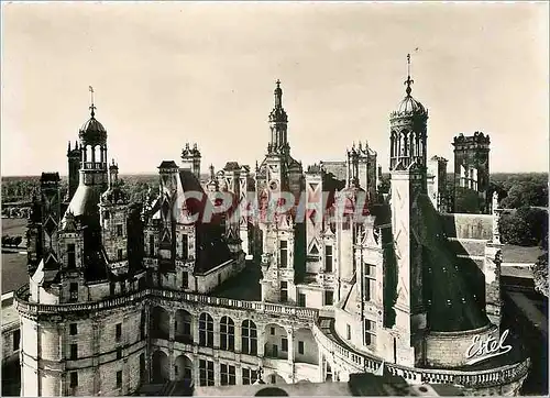 Cartes postales moderne Chateaux de Chambord Vue d'ensemble des Combles et des Terrasses