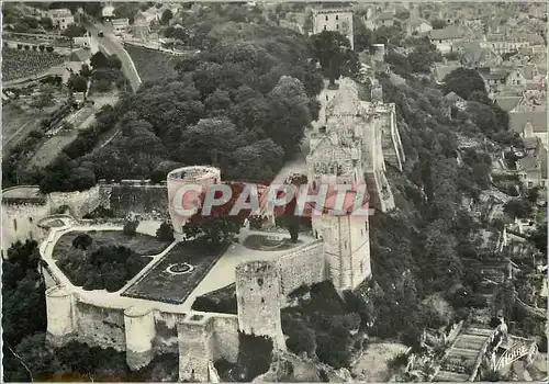 Cartes postales moderne Les Merveilles du Val du Loire Chinon (Indre et Loire) Vue aerienne du Chateau