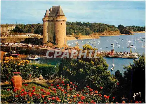 Cartes postales moderne Bretagne Saint Servan (Ille et Vilaine) La Tour Solidor et le Port