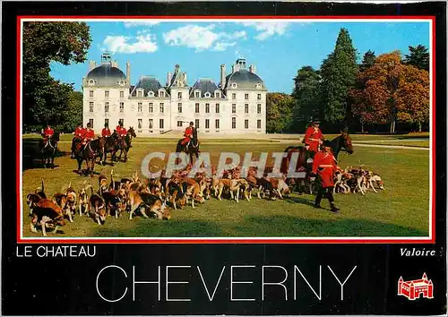 Cartes postales moderne Le Chateau Cheverny Valoire Chasse Chiens
