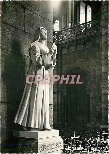 Cartes postales moderne Paris Basilique du Sacre Coeur de Montmartre Statue de Ste Marguerite Marie