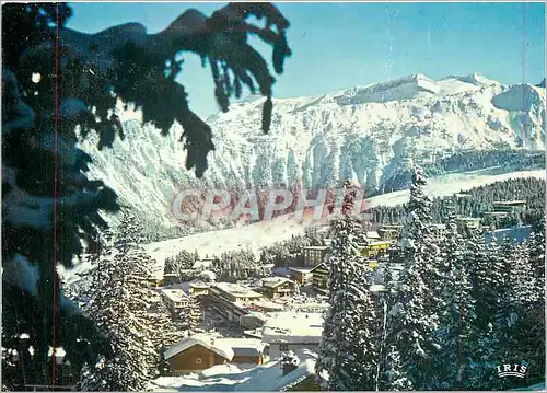Cartes postales moderne Couchevel (1850 m) La Station et les sommets de la Vanoise