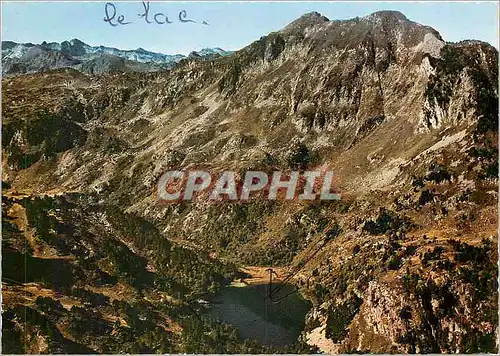 Moderne Karte Lac de Balbonne (Ariege) et les Cretes de Balbonnes