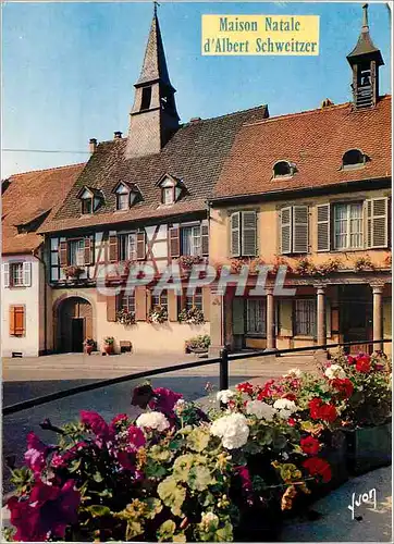 Cartes postales moderne Kayserberg (Haut Rhin) Maison Natale du Docteur Albert Schweitzer