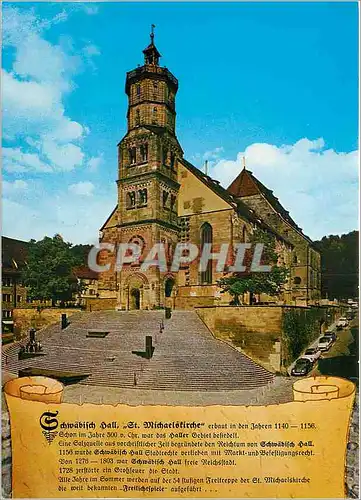 Cartes postales moderne Schwabsch Hall St Michaelskirche