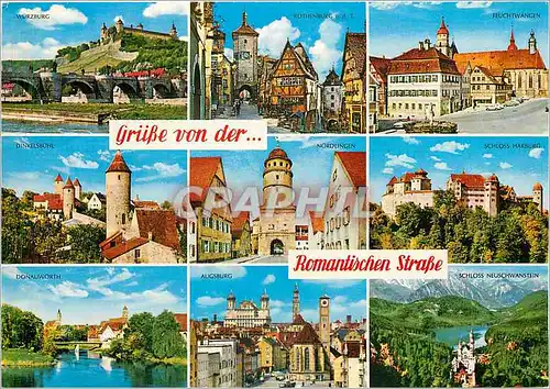 Cartes postales moderne Griusse von der Romantischen Strabe