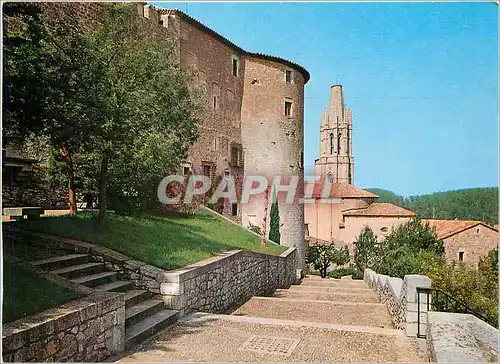 Cartes postales moderne Gerona Paseo de Arqueologico detalle