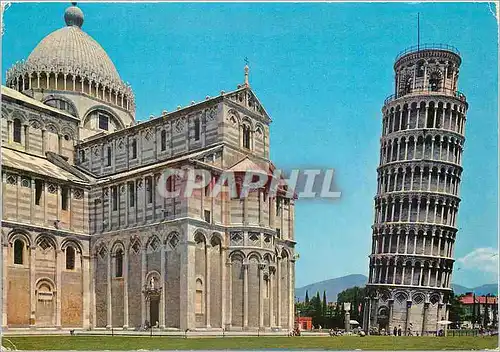 Cartes postales moderne Pisa Piazza dei Miracoli Abside de la Cathedrale et la Tour Penchee