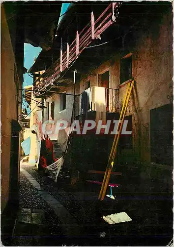 Moderne Karte Isola Pescatori (Lago Maggiore) Le rustiche case del pescator