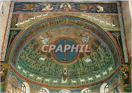 Moderne Karte Ravenna Basilique de S Apollinaire au classe (VI s) contre de l'Abside
