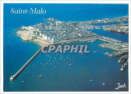Cartes postales moderne Saint Malo Cite Corsaire (Ille et Vilaine) La Ville intra muros