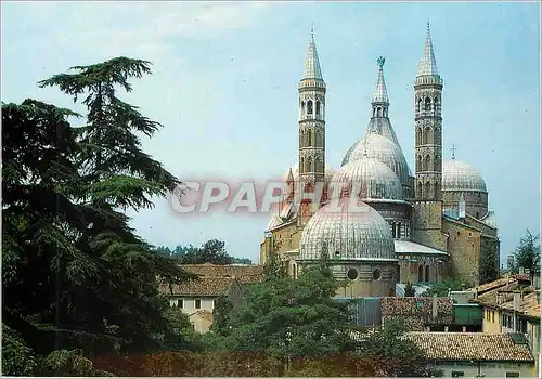 Cartes postales moderne Padova Basilique du Saint Vue de Pontecorvo