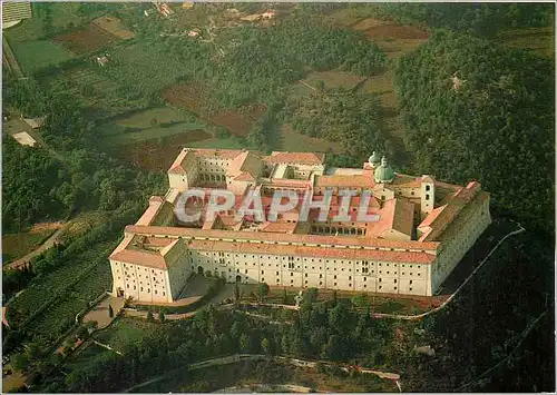 Cartes postales moderne Abbazia di Montecassin Vue aerienne