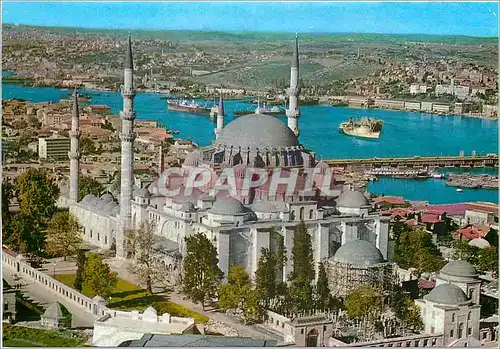 Cartes postales moderne Istanbul Turkiye Le Minaret de Soliman le Manifique et la Corned'Or