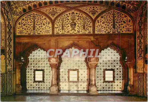Cartes postales moderne Amber Palace Lattice Work inside India