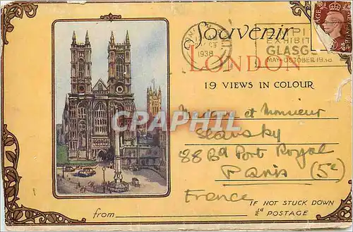 Moderne Karte London Souvenir