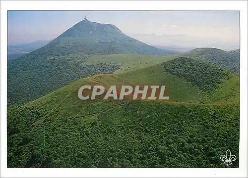 Cartes postales moderne Auvergne Le Puy de Dome (Alt 1465 m) et le Puy de Pariou (alt 1210 m)