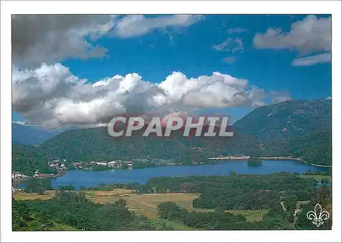 Moderne Karte Auvergne Le Lac Chambon (alt 877 m sup 60 ha)