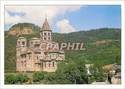 Moderne Karte Auvergne L'eglise de Saint Nectaire (XIIe s)