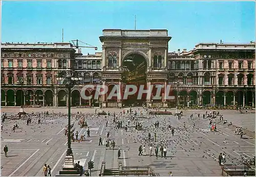 Moderne Karte Milano Galerie Victor Emmanuel