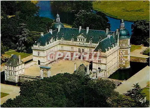 Moderne Karte En Anjou Saint Georges sur loire (Maine et Loire) Chateau de Serrant