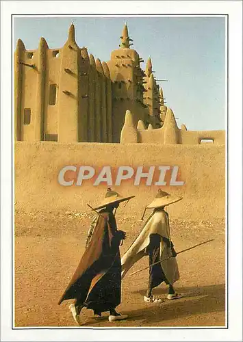 Cartes postales moderne Djenne la mosquee d'argile