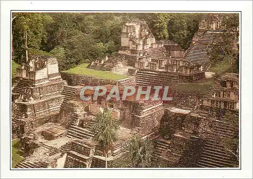 Moderne Karte Guatemala Tikal l'Ancienne metropole maya