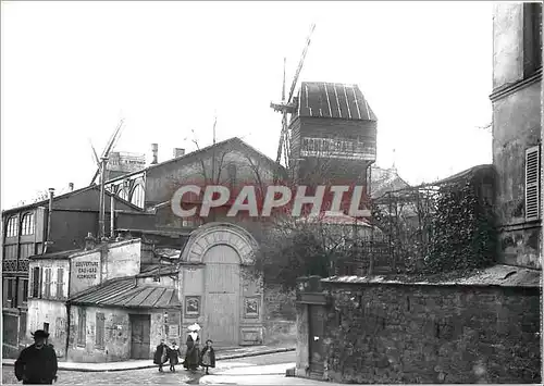 Cartes postales moderne Paris Les Moulins de Montmartre