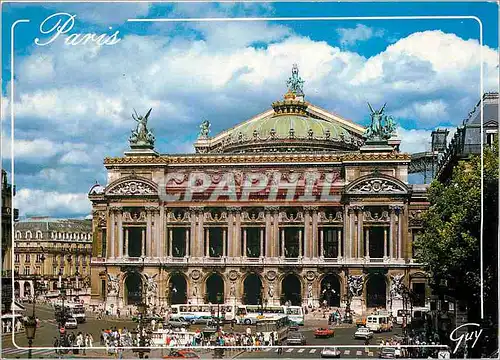 Cartes postales moderne Paris et ses Merveilles la place et le theatre (1862 1875 academie Nationale de Musique) de l'Op