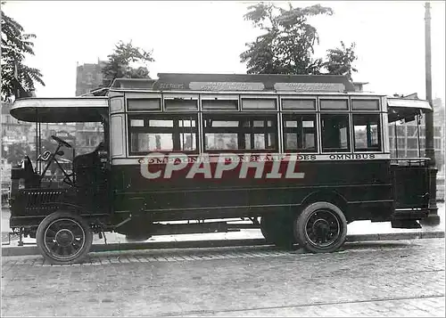 Moderne Karte Paris Omnibus Madeleine Bastille