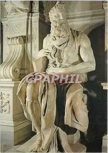 Cartes postales moderne Roma Moise par Michel Ange