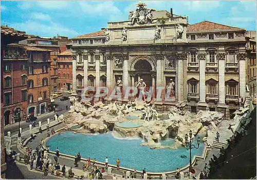 Moderne Karte Roma Fontaine de Trevi