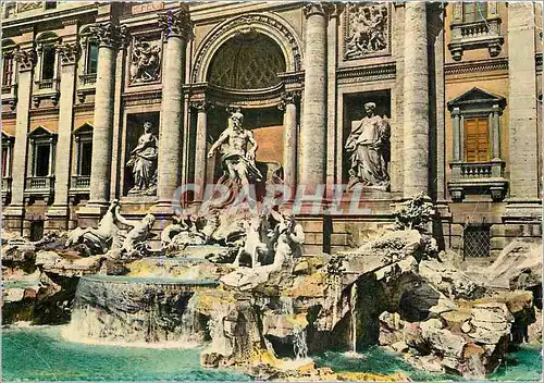 Cartes postales moderne Roma Fontaine de Trevi Detail